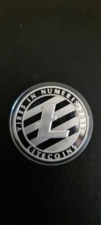Zilverkleurige Litecoin souvenir cadeau verzamel munt, Ophalen, Buitenland, Munten