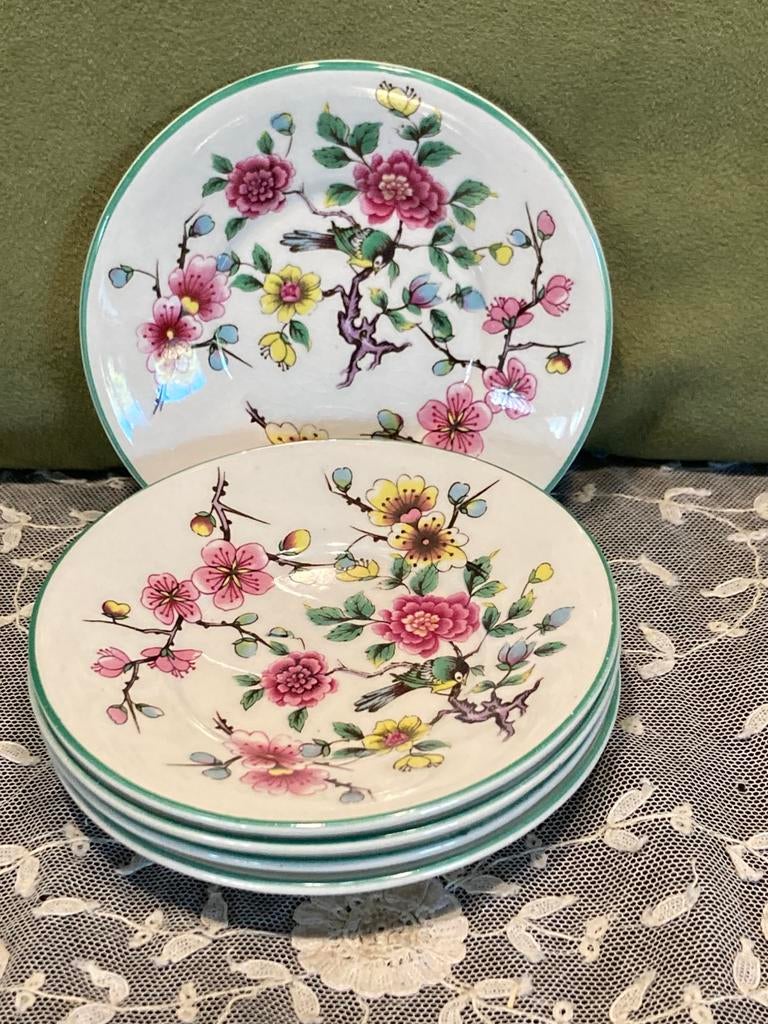 Petit Fours schaaltje Old Foley Chinese Rose (190525), Huis en Inrichting, Ophalen of Verzenden, Overige stijlen, Porselein, Schaal of Schalen