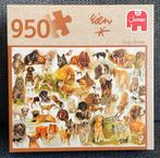 Jumbo puzzel “Dogs poster” van Rien Poortvliet, Ophalen of Verzenden, 500 t/m 1500 stukjes, Zo goed als nieuw
