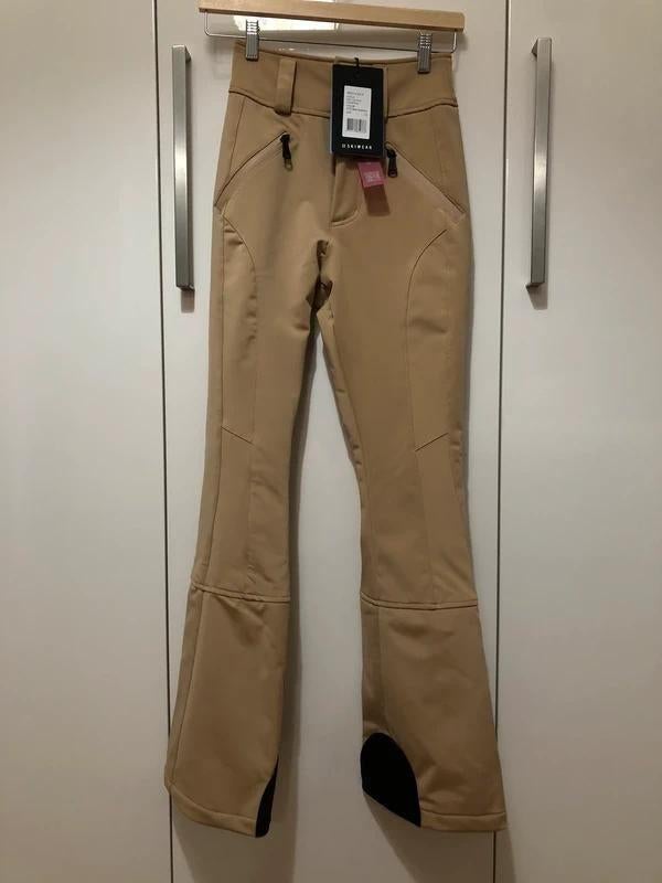 Nikkie skibroek beige - Softshell ski-broek 32 - Nieuw, Kleding | Dames, Wintersportkleding, Broek, Nieuw, Ophalen of Verzenden