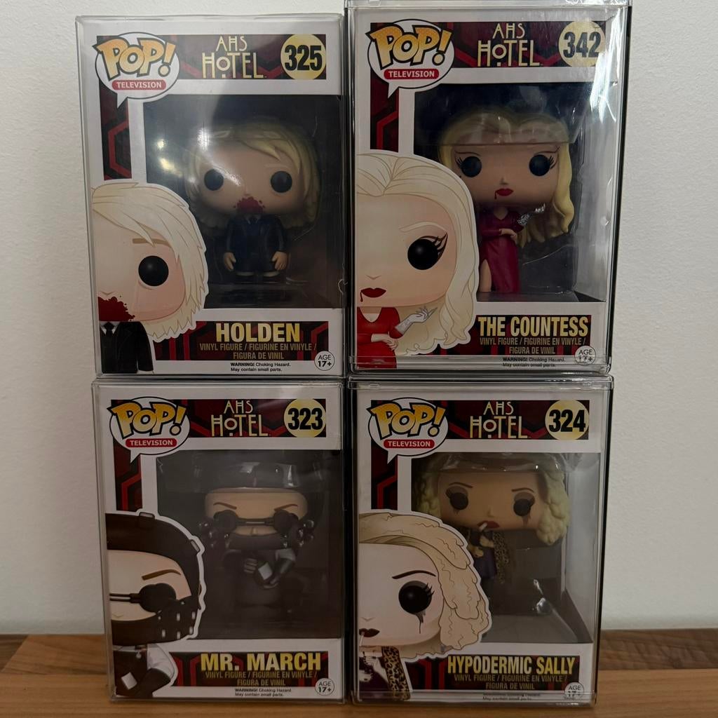 Funko pop! American Horror Story Hotel COMPLEET, Ophalen of Verzenden, Zo goed als nieuw