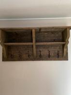 Sober landelijke regaal kapstok, Zo goed als nieuw, Minder dan 100 cm, Hout, Ophalen