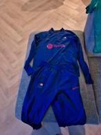 Trainingspak Barcelona maat 158-170cm, Blauw, Overige maten, Ophalen of Verzenden, Voetbal