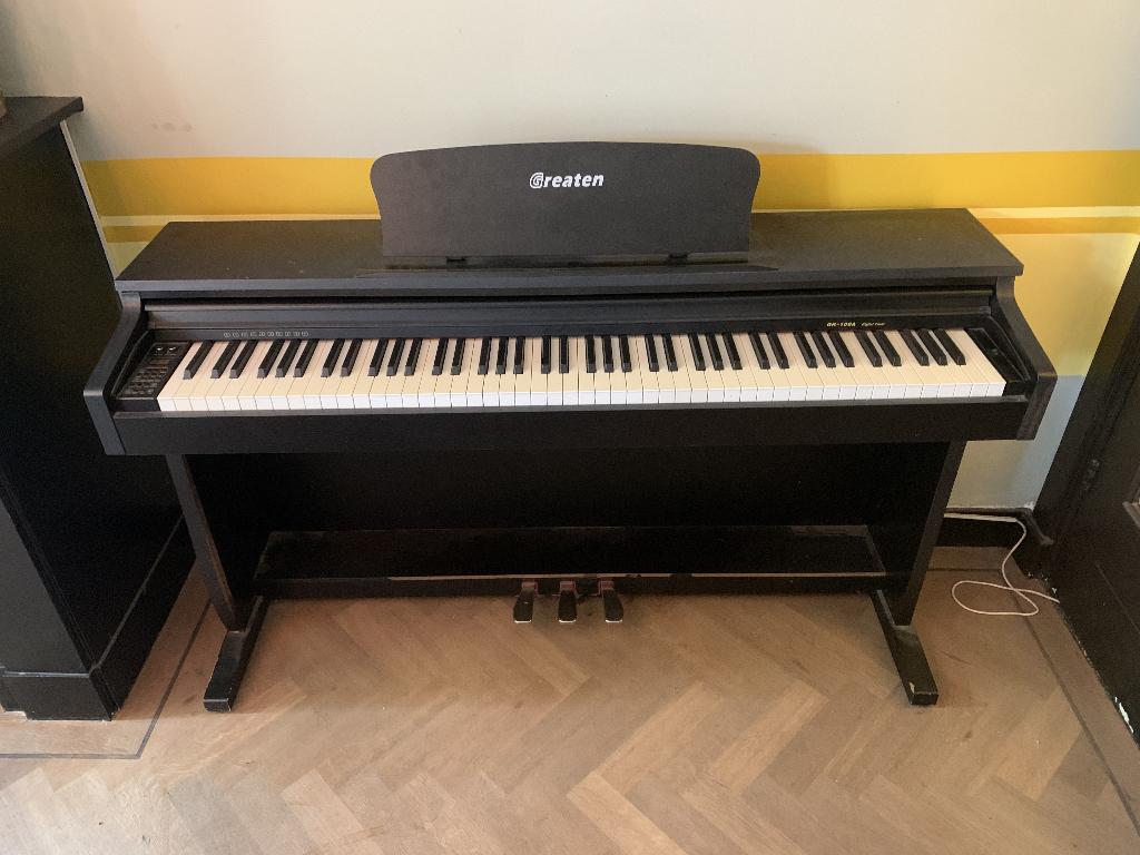 Graeten digitale piano DK-100A, Ophalen, Gebruikt, Zwart, Digitaal