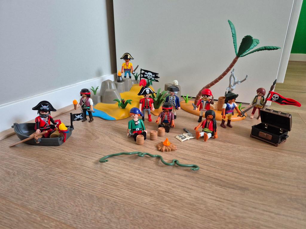 Playmobil piraten met toebehoren, Ophalen, Zo goed als nieuw, Complete set
