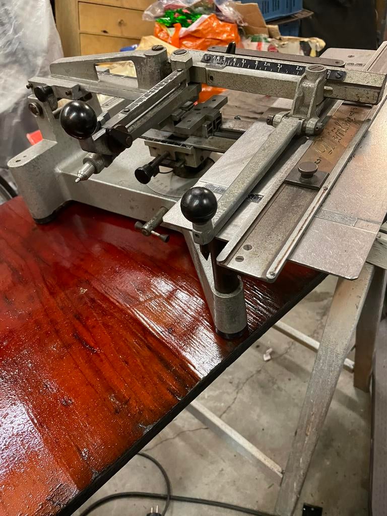 Handgraveermachine met letterbak, Hobby en Vrije tijd, Ophalen, Gebruikt, Meerdere media