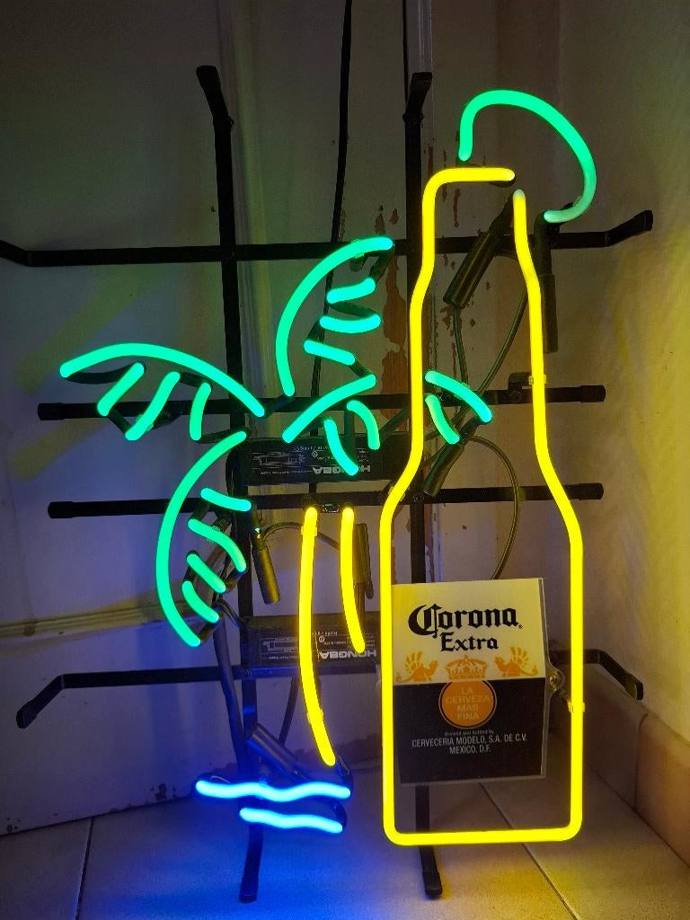 Lichtreclame Corona neonlamp, Ophalen of Verzenden, Nieuw, Lichtbak of (neon) lamp