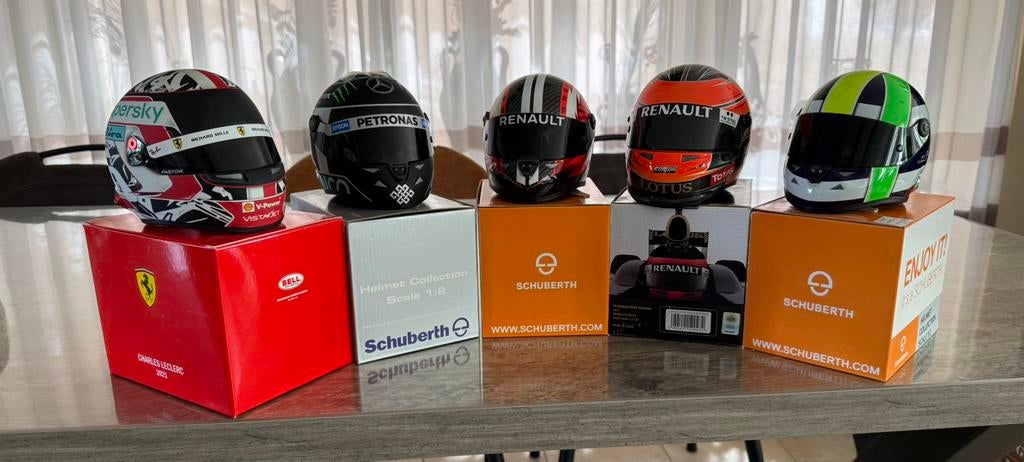 Helmen verschillende rijders, Ophalen, Nieuw, Formule 1