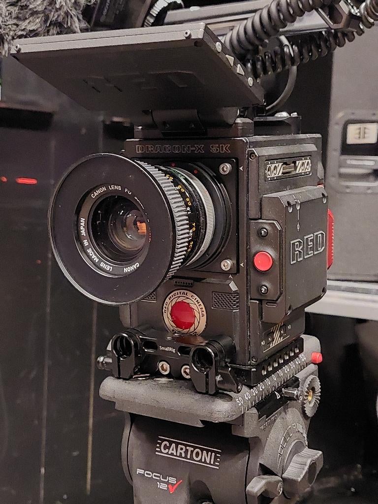 RED Dragon-X 6K DSMC2 Cinema camera, Gebruikt, Minder dan 8x, Full HD, Geheugenkaart