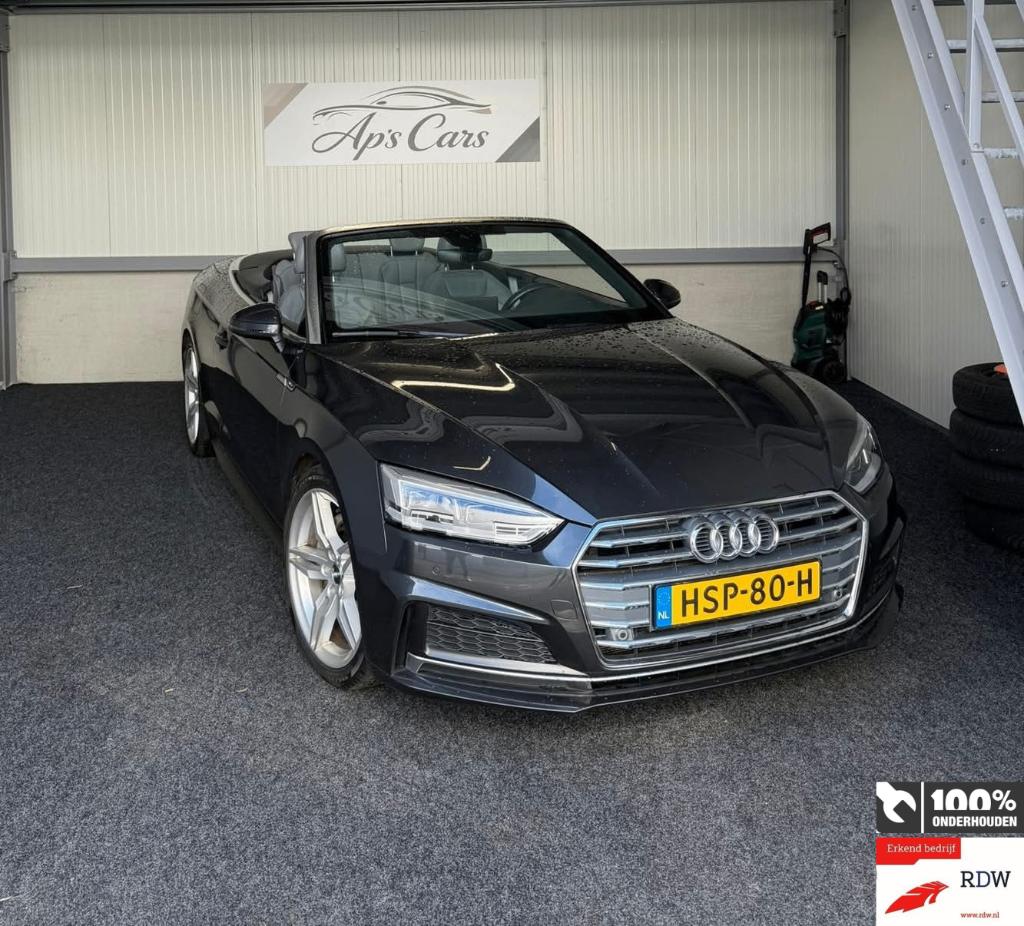Audi A5 Cabriolet Cabrio2.0 40TDI S-Line 190pk STronic 2017, Euro 6, Cabriolet, 4 stoelen, Leder