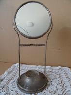 Antieke scheerstandaard antieke scheerspiegel 32cm 1900-1925, Ophalen of Verzenden, Overige vormen, Minder dan 50 cm, Minder dan 100 cm