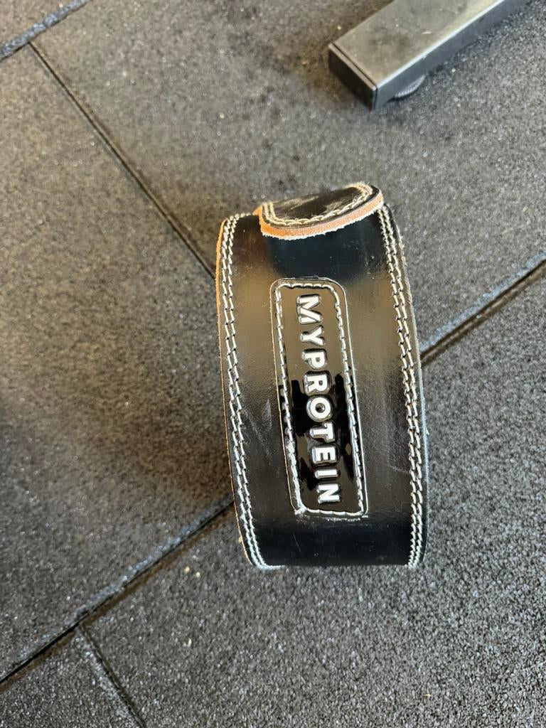 Myprotein weightlifting belt, Sport en Fitness, Ophalen of Verzenden, Gebruikt