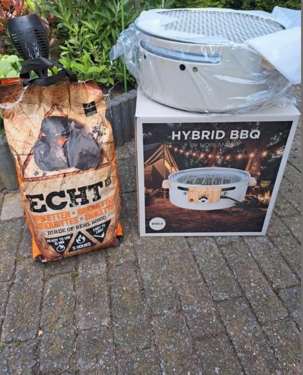 Bbq zowel geschikt voor kolen of elektrisch., Tuin en Terras, Elektrische barbecues, Ophalen, Nieuw