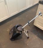 Micro Eazy Luggage Black Rolkoffer met Kinderzitje, Ophalen, 20 tot 30 cm, Zwart, Minder dan 40 cm