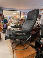 Leren relaxfauteuil, Deens design Kebe, Huis en Inrichting, Ophalen, Gebruikt, Leer, 75 tot 100 cm