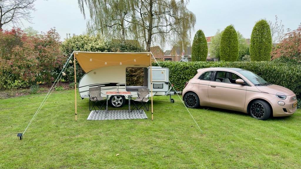 Compacte Gobanna 1500 Teardrop Caravan te Huur 400 per week, Caravans en Kamperen, Verhuur