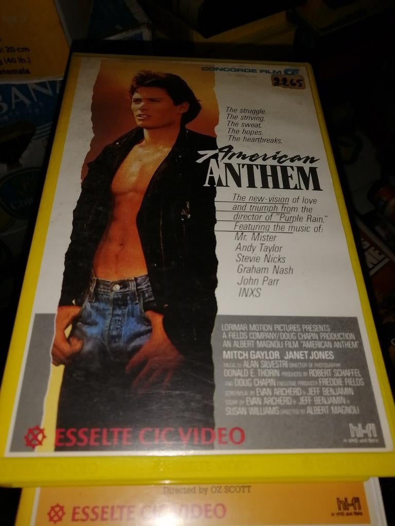 VHS ex-rental - American Anthem, Cd's en Dvd's, VHS | Film, Vanaf 16 jaar, Ophalen of Verzenden, Gebruikt, Horror