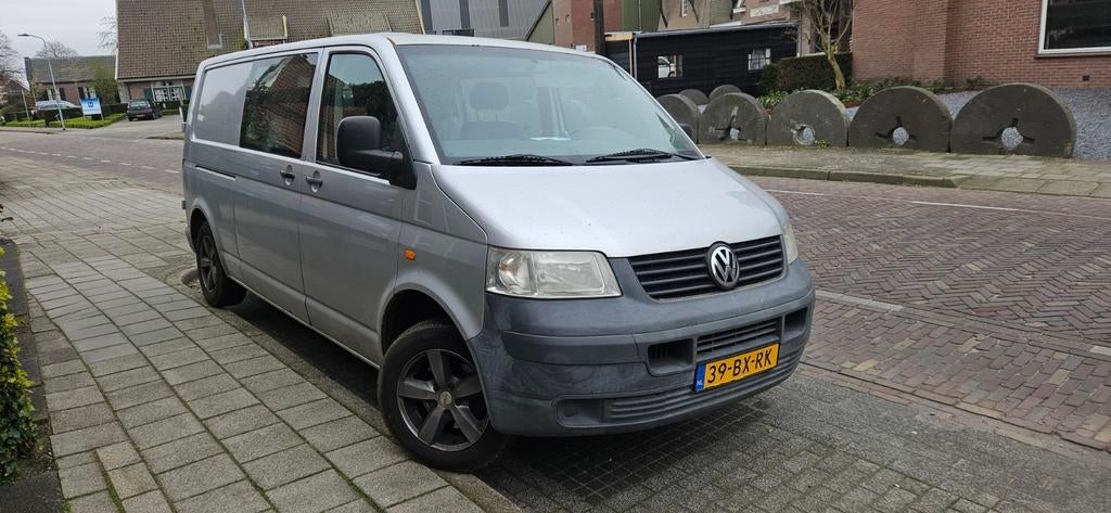 Volkswagen Transporter 2.5 TDI 1.0 96KW DC 2006, Auto's, Voorwielaandrijving, Stof, Volkswagen, 2020 kg