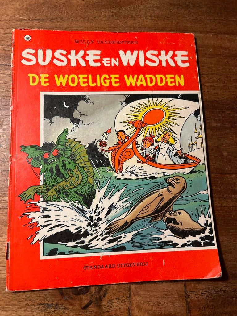 Suske en Wiske - De Woelige Wadden (nr. 190), Boeken, Stripboeken, Gelezen, Eén stripboek, Ophalen of Verzenden