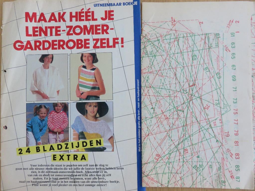 MAAK HEEL JE LENTE -ZOMER GARDEROBR ZELF NAAIEN-BREIEN, Hobby en Vrije tijd, Kledingpatronen, Overige typen, Vrouw, Nieuw, Ophalen of Verzenden