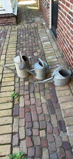 Oude zinken gieters, Ophalen, Gebruikt, Metaal