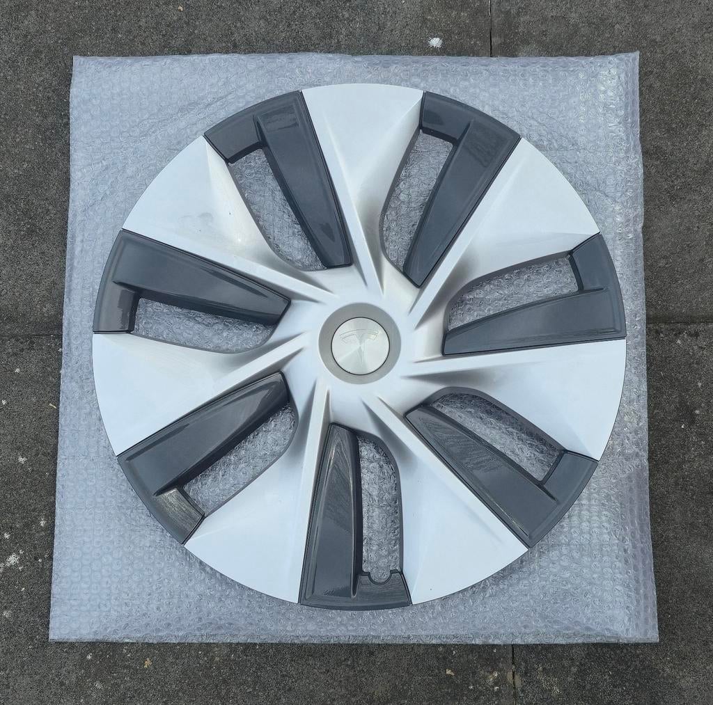 Tesla Model Y Gemini originele wieldoppen, Auto diversen, Wieldoppen, Ophalen, Zo goed als nieuw