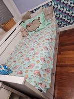 Ikea Hemnes Uitschuifbed - Gebruikt, Ophalen, 90 cm, Eenpersoons, Wit
