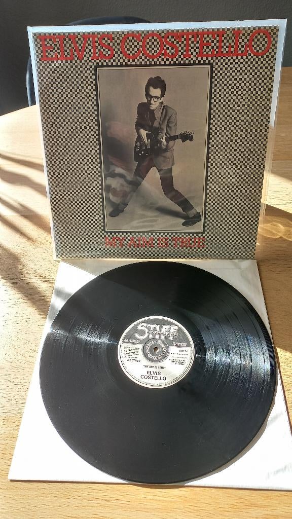 elvis costello          my aim is true, Ophalen of Verzenden, Inclusief binnenhoes, 12 inch, 1970 - 1979