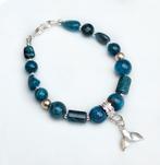 Armband van natuursteen en sterling zilver, Ophalen of Verzenden, Nieuw