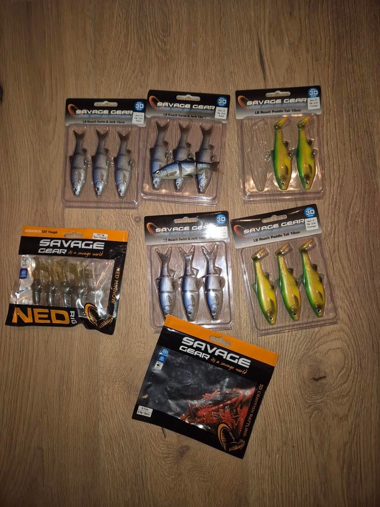 Savage Gear Kunstaas Setje - Divers, Ophalen of Verzenden, Gebruikt, Complete set