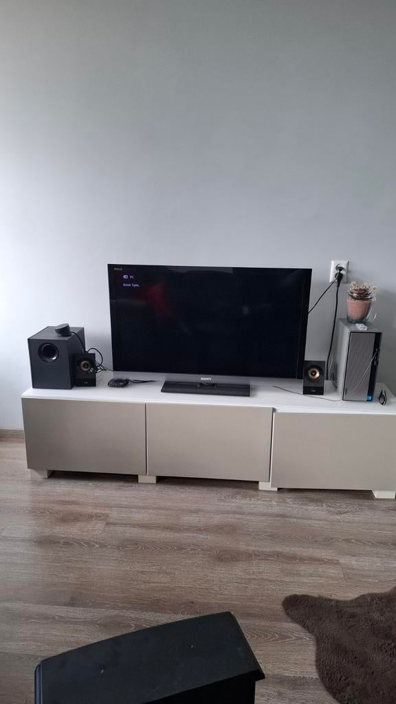 Tv meubel, en tv Sony bravia 32inch. Ophalen., Ophalen of Verzenden, Zo goed als nieuw, 25 tot 50 cm, Minder dan 100 cm