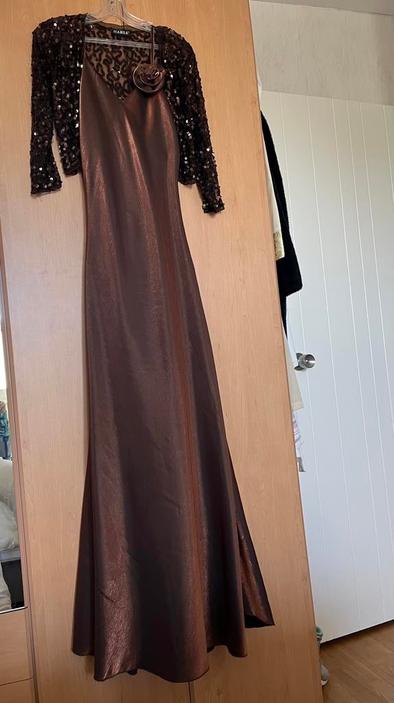 Avondjurk. Met Bolero  tasje. En ook een stola. Maat 38/40, Kleding | Dames, Ophalen of Verzenden, Zo goed als nieuw, Maat 38/40 (M)