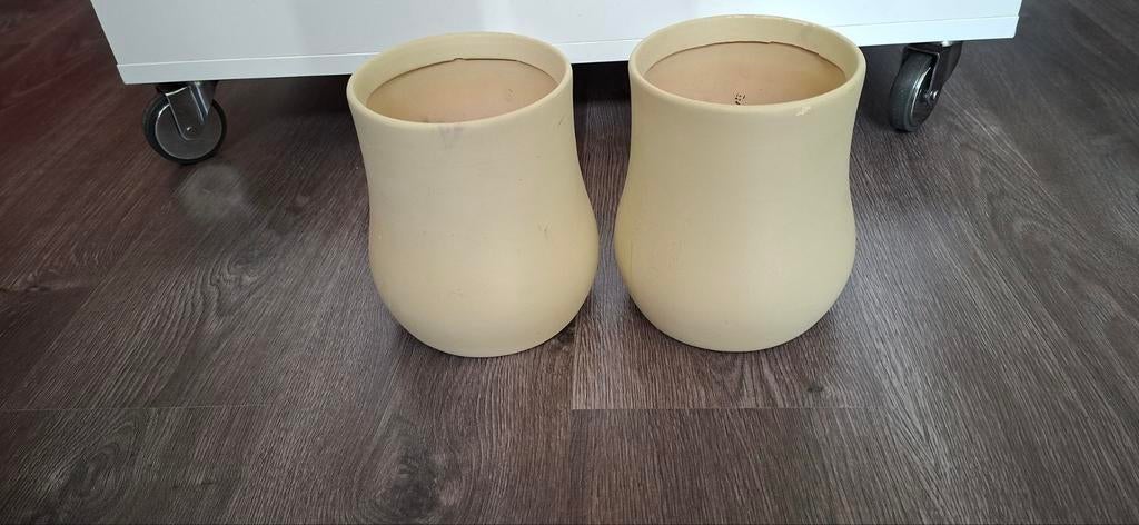 Bloempotten, Tuin en Terras, Bloempotten, Rond, Ophalen of Verzenden, Aardewerk, Minder dan 40 cm