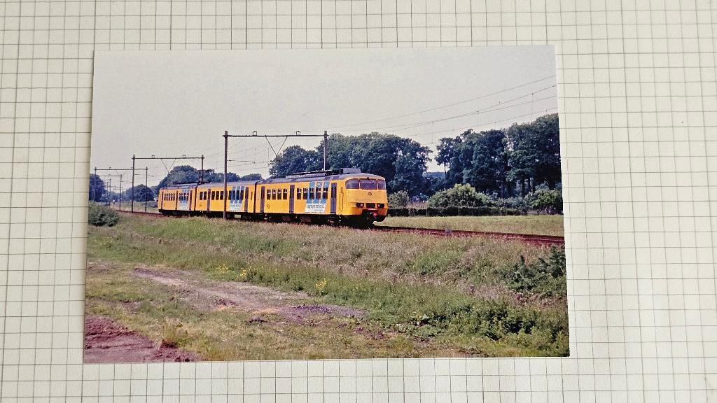 Foto TREIN NS Nederlandse Spoorwegen SGM Sprinter Plan Y, Verzenden, Gebruikt, Trein, Overige typen