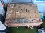 Vintage Houten Kist - Opbergkist met Karakter, Ophalen, Gebruikt, Minder dan 50 cm, Minder dan 50 cm