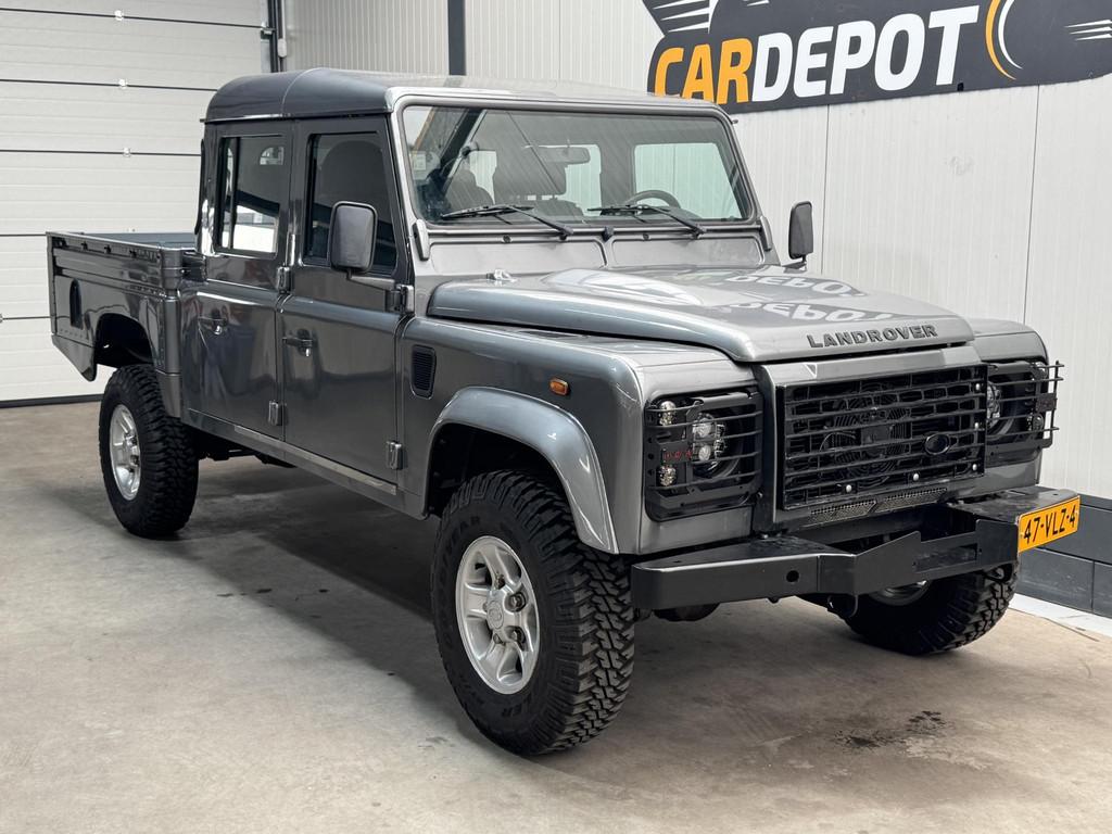 Land Rover Defender 2.4 TD 130" S Crew Cab Rondom Led, alle, Auto's, Land Rover, Gebruikt, 4 cilinders, 122 pk, Origineel Nederlands