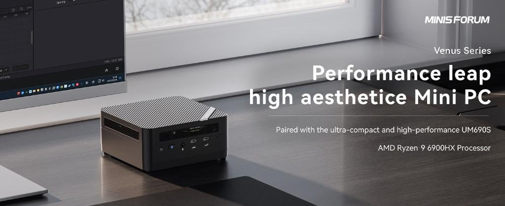 MINISFORUM UM690S, AMD Ryzen 9 6900HX, 32GB/1TB, Minisforum, Gebruikt, 32 GB, Ophalen of Verzenden