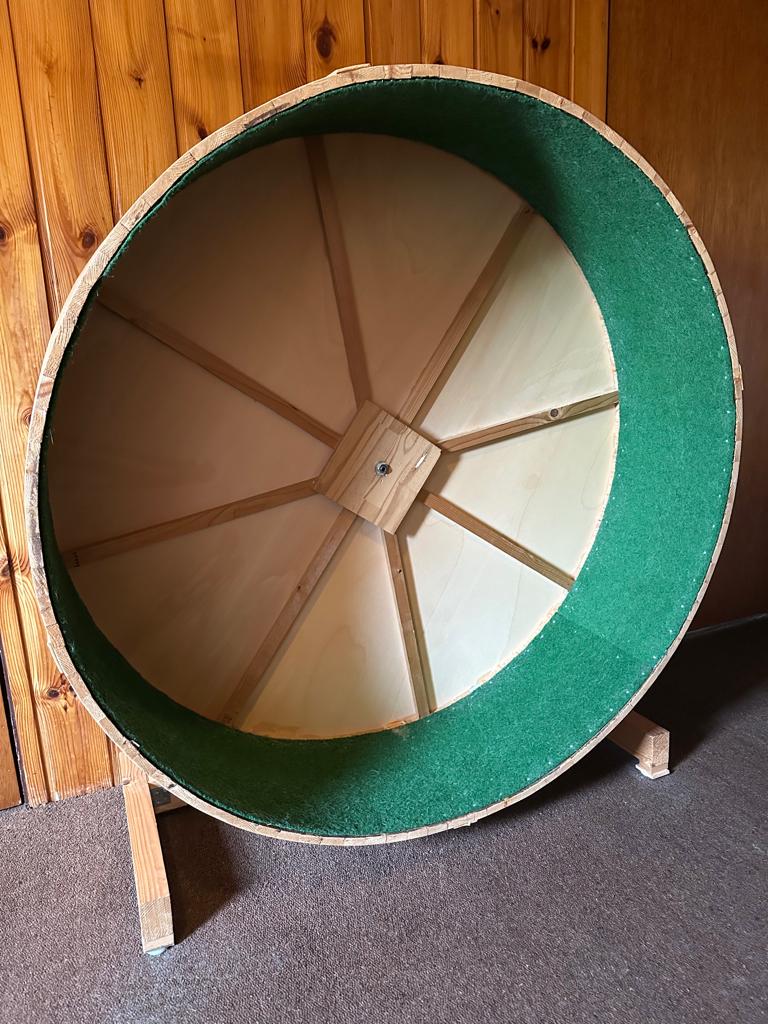 Kattenloopwiel van hout, Ophalen, Gebruikt, Overig speelgoed