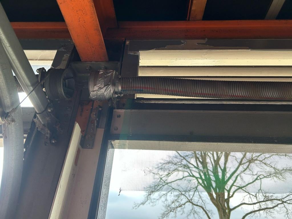 2x Roldeur garagedeur 341x235cm(elec.) +230x237,5cm. ( 084 ), Ophalen, Gebruikt, Garagedeur, Nb