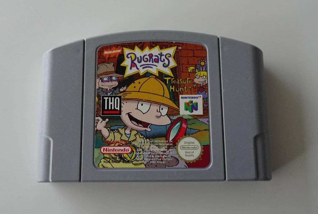 Rugrats Treasure Hunt voor Nintendo 64, 1 speler, Zo goed als nieuw, Vanaf 3 jaar, Ophalen
