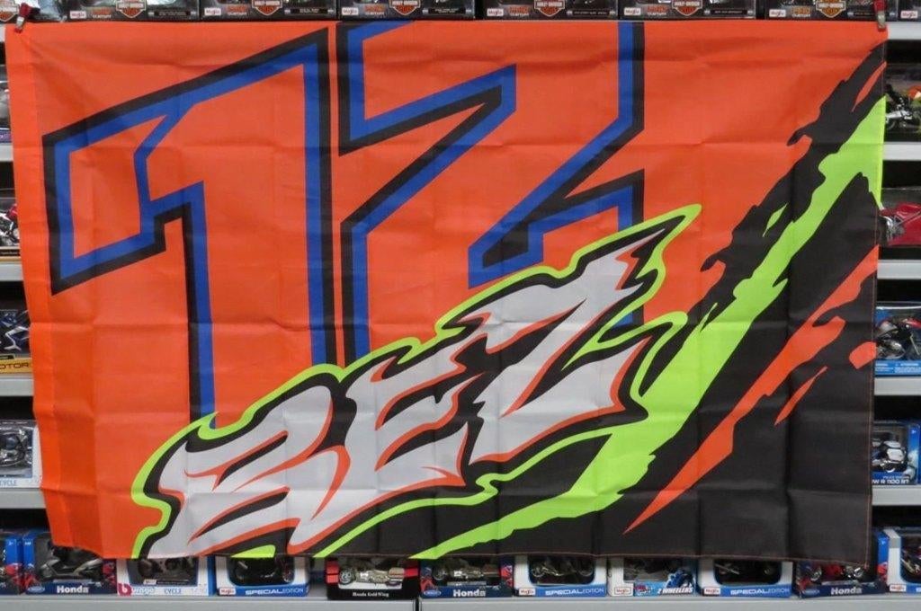 Marco Bezzecchi vlag flag BMUFG459103 , 140x90, Commerciale@vr46racing.com, Nieuw, Ophalen of Verzenden, 61121 Pesaro PU Italy