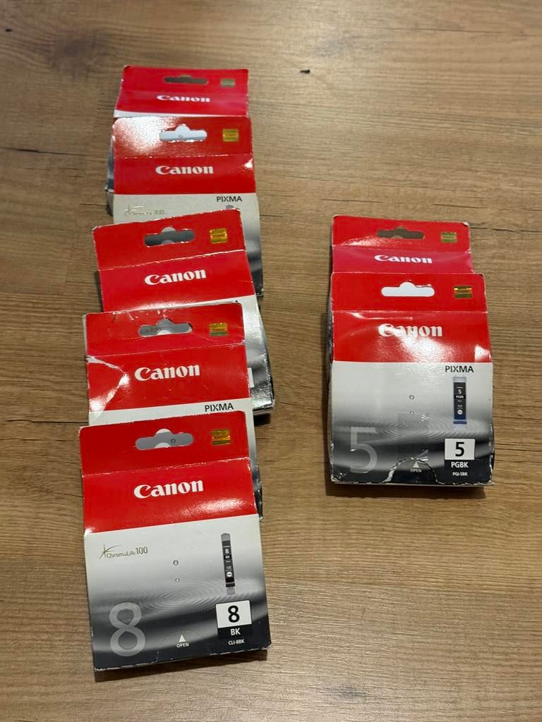 Te koop Canon Pixma Originele Inkt Cartridge CLI-8BK, Zwart, Ophalen of Verzenden, Nieuw
