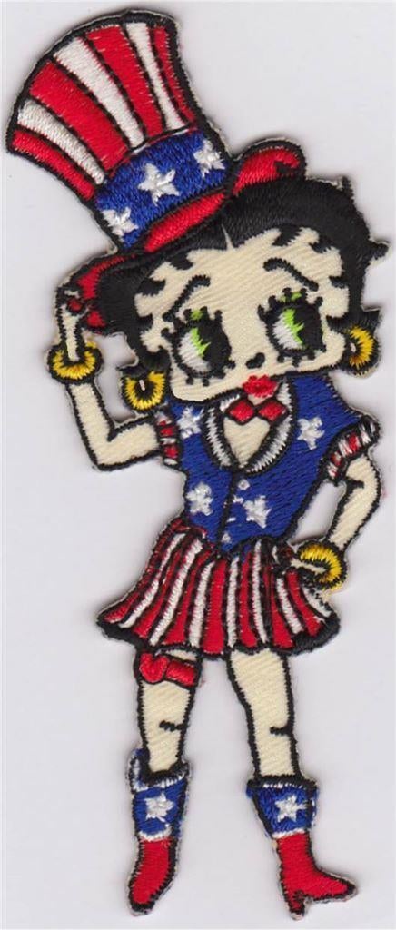 Betty Boop stoffen opstrijk patch embleem #8, Ophalen of Verzenden, Nieuw, Shirt