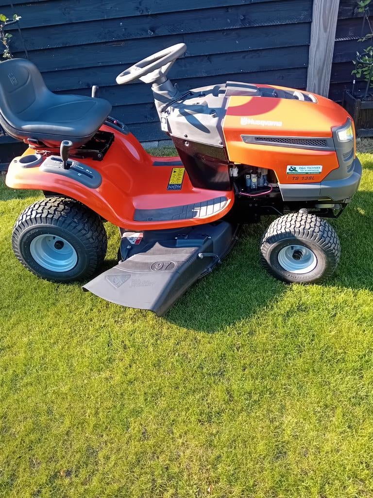 Husqvarna zitmaaier, Ophalen, Zo goed als nieuw