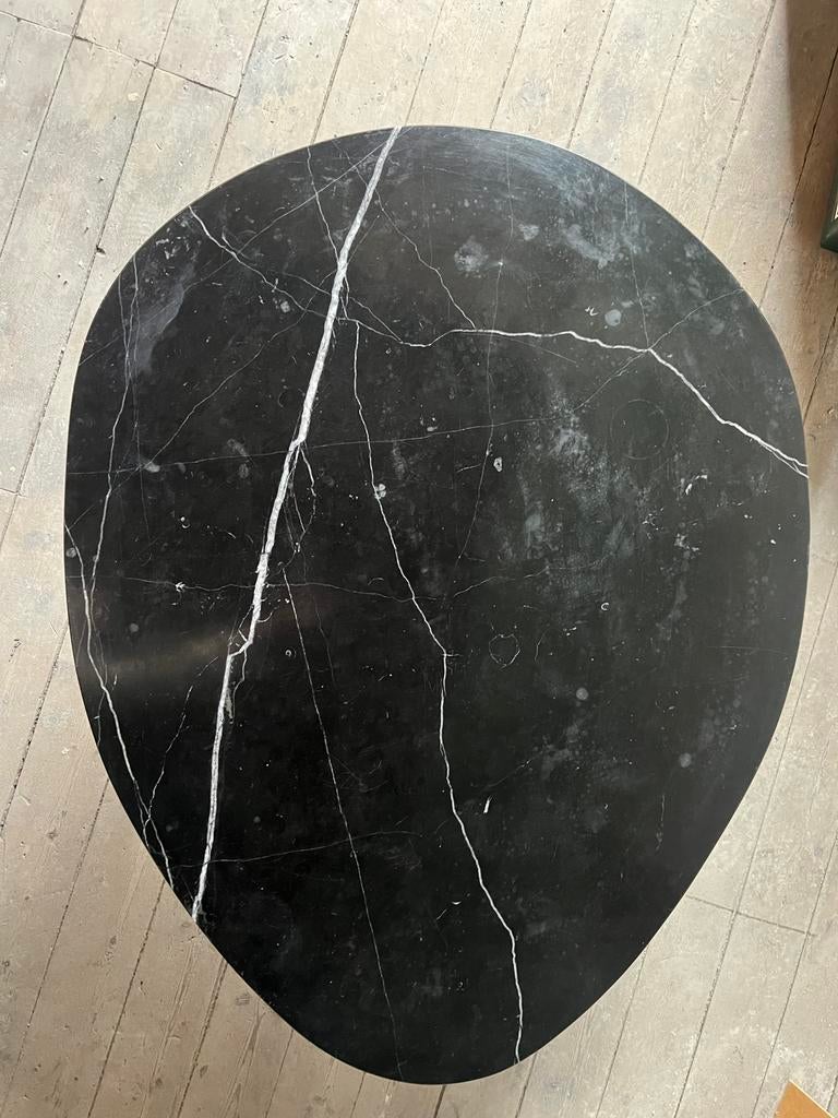Marmeren salontafel, Huis en Inrichting, Tafels | Salontafels, Ophalen, Overige materialen, Gebruikt, 100 tot 150 cm