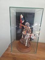 Franklin Mint Porselein Indiaan Beeld met Vitrine, Ophalen
