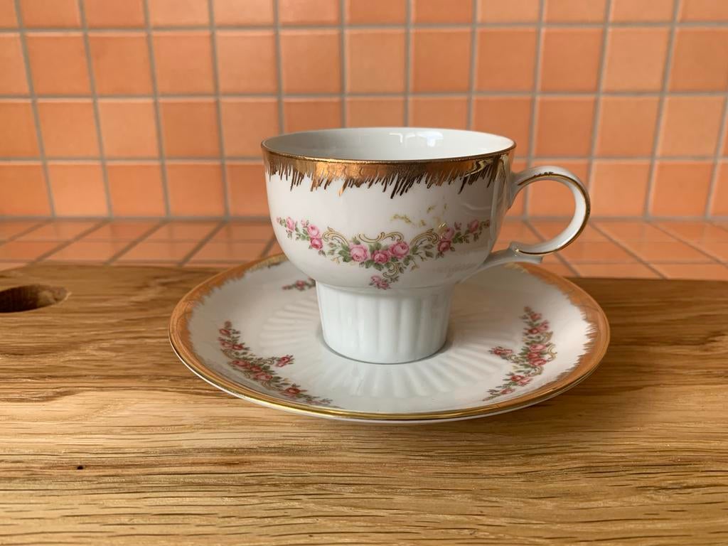 Brocante Kop en schotel Bavaria Mitterteich 010, Ophalen of Verzenden