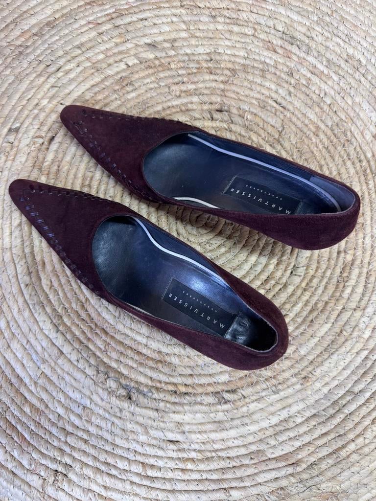 Mart Visser Vintage Pumps - Maat 7, Ophalen of Verzenden, Gedragen, Bruin, Pumps