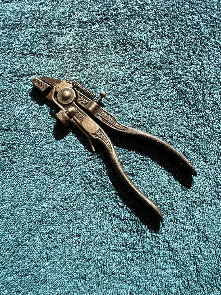 Vintage zaagtand zettang jaren 50-60, Ophalen of Verzenden, Gebruikt