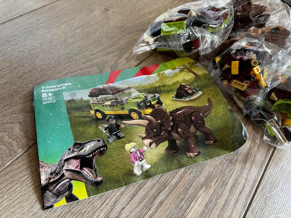 Dinosaur World bouwstenen, Jurassic World, Lego, Ophalen of Verzenden, Zo goed als nieuw